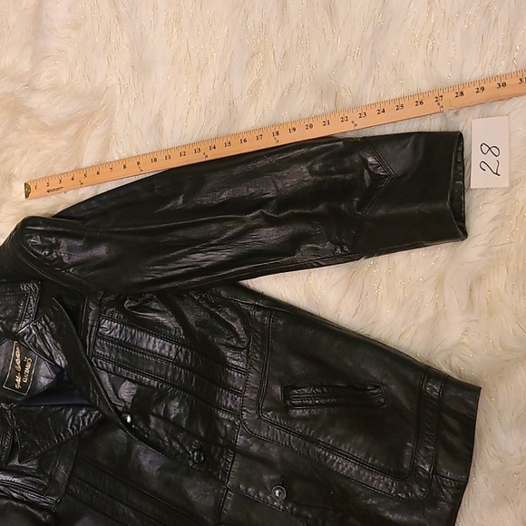 Raffelio Golden Collection Men's Leather Blazer Sport Coat - Picture 9 of 14